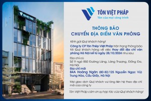 THÔNG BÁO CHUYỂN ĐỊA ĐIỂM VĂN PHÒNG HÀ NỘI